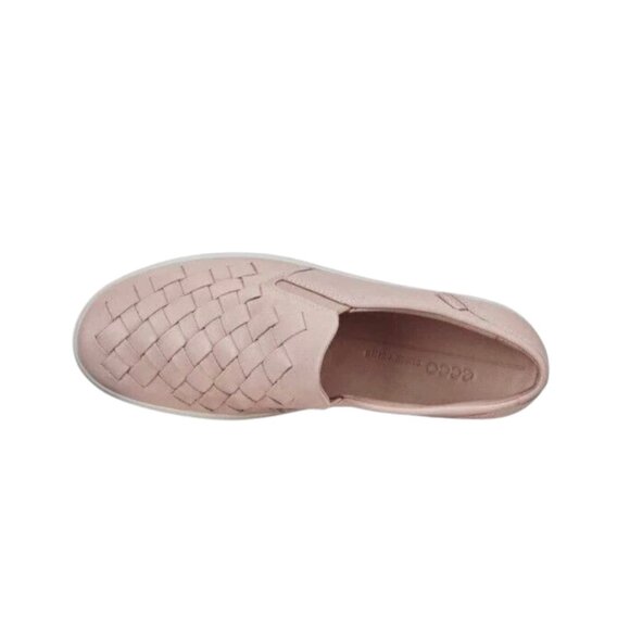 ECCO Soft 7 Woven Slip-On Loafers in Rose Dust SIZE 8 - Picture 5 of 16